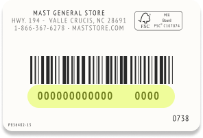 PHYSICAL GIFT CARD NUMBER